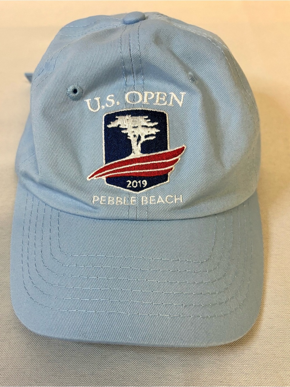 US Open 2019 Pebble Beach USGA Member Adjustable Hat Light Blue